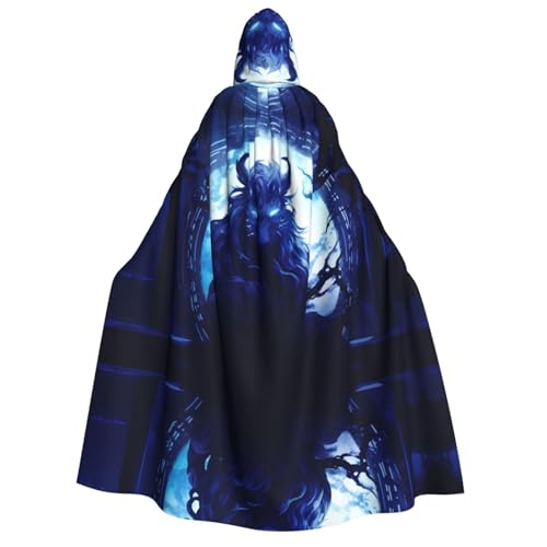 POEZJZW Mysterious Dragon Beast Kapuzenumhang für Erwachsene für Damen und Herren, Halloween-Kostüm, Maskerade, Cosplay, Kostüm, Weihnachten, Party, Robe POEZJZW Mysterious Dragon Beast Kapuzenumhang für Erwachsene für Damen und Herren, Halloween-Kostüm, Maskerade, Cosplay, Kostüm, Weihnachten, Party, Robe von POEZJZW