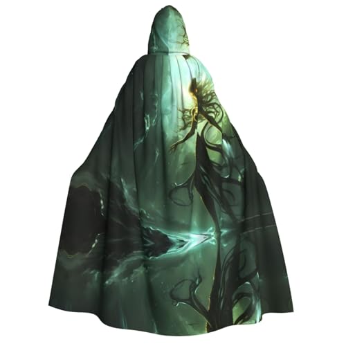 POEZJZW Mysterious Siren Kapuzenumhang für Erwachsene, für Damen und Herren, Halloween-Kostüm, Maskerade, Cosplay, Kostüm, Weihnachten, Party, Robe POEZJZW Mysterious Siren Kapuzenumhang für Erwachsene, für Damen und Herren, Halloween-Kostüm, Maskerade, Cosplay, Kostüm, Weihnachten, Party, Robe von POEZJZW