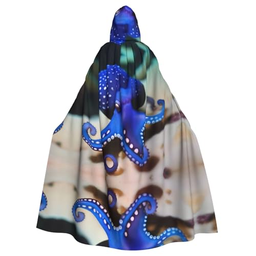 POEZJZW Octopus Kapuzenumhang Robe Kostüm Umhang für Erwachsene Männer Frauen Weihnachten Hoodies Umhang Cosplay Kostüme POEZJZW Octopus Kapuzenumhang Robe Kostüm Umhang für Erwachsene Männer Frauen Weihnachten Hoodies Umhang Cosplay Kostüme von POEZJZW
