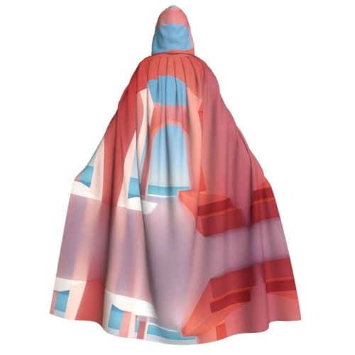 POEZJZW Oranger Wandumhang mit Kapuze für Erwachsene für Damen und Herren, Halloween-Kostüm, Maskerade, Cosplay, Kostüm, Weihnachten, Party, Robe POEZJZW Oranger Wandumhang mit Kapuze für Erwachsene für Damen und Herren, Halloween-Kostüm, Maskerade, Cosplay, Kostüm, Weihnachten, Party, Robe von POEZJZW