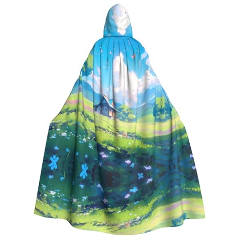 POEZJZW Peak Building Umhang mit Kapuze für Erwachsene für Damen und Herren, Halloween-Kostüm, Maskerade, Cosplay, Kostüm, Weihnachten, Party, Robe POEZJZW Peak Building Umhang mit Kapuze für Erwachsene für Damen und Herren, Halloween-Kostüm, Maskerade, Cosplay, Kostüm, Weihnachten, Party, Robe von POEZJZW