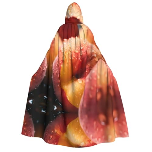 POEZJZW Pfirsichfarbener Umhang mit Kapuze für Damen und Herren, Halloween-Kostüm, Maskerade, Cosplay, Kostüm, Weihnachten, Party, Robe POEZJZW Pfirsichfarbener Umhang mit Kapuze für Damen und Herren, Halloween-Kostüm, Maskerade, Cosplay, Kostüm, Weihnachten, Party, Robe von POEZJZW