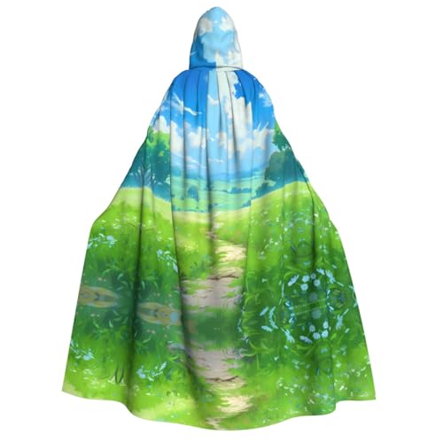 POEZJZW Plateau Umhang mit Kapuze für Erwachsene für Damen und Herren, Halloween-Kostüm, Maskerade, Cosplay, Kostüm, Weihnachten, Party, Robe POEZJZW Plateau Umhang mit Kapuze für Erwachsene für Damen und Herren, Halloween-Kostüm, Maskerade, Cosplay, Kostüm, Weihnachten, Party, Robe von POEZJZW