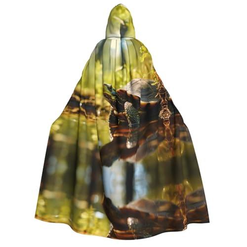 POEZJZW Schildkröten-Umhang mit Kapuze für Erwachsene für Damen und Herren, Halloween-Kostüm, Maskerade, Cosplay, Kostüm, Weihnachten, Party, Robe POEZJZW Schildkröten-Umhang mit Kapuze für Erwachsene für Damen und Herren, Halloween-Kostüm, Maskerade, Cosplay, Kostüm, Weihnachten, Party, Robe von POEZJZW