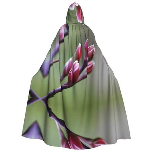 POEZJZW Spring Buds Umhang mit Kapuze für Erwachsene, für Damen und Herren, Halloween-Kostüm, Maskerade, Cosplay, Kostüm, Weihnachten, Party, Robe von POEZJZW