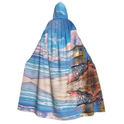 POEZJZW Strandarchitektur, Erwachsenen-Umhang mit Kapuze, Umhang für Damen und Herren, Halloween-Kostüm, Maskerade, Cosplay, Kostüm, Weihnachten, Party, Robe POEZJZW Strandarchitektur, Erwachsenen-Umhang mit Kapuze, Umhang für Damen und Herren, Halloween-Kostüm, Maskerade, Cosplay, Kostüm, Weihnachten, Party, Robe von POEZJZW