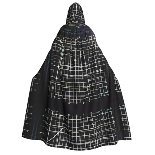 POEZJZW Symbol Formula Umhang mit Kapuze für Erwachsene, für Damen und Herren, Halloween-Kostüm, Maskerade, Cosplay, Kostüm, Weihnachten, Party, Robe POEZJZW Symbol Formula Umhang mit Kapuze für Erwachsene, für Damen und Herren, Halloween-Kostüm, Maskerade, Cosplay, Kostüm, Weihnachten, Party, Robe von POEZJZW