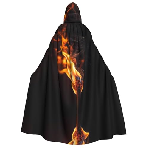 POEZJZW Taschenlampen-Umhang mit Kapuze für Damen und Herren, Halloween-Kostüm, Maskerade, Cosplay, Kostüm, Weihnachten, Party, Robe POEZJZW Taschenlampen-Umhang mit Kapuze für Damen und Herren, Halloween-Kostüm, Maskerade, Cosplay, Kostüm, Weihnachten, Party, Robe von POEZJZW