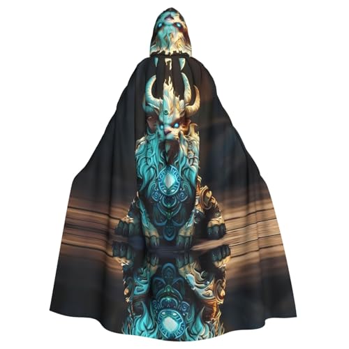 POEZJZW Tetragonal Beast Kapuzenumhang Robe Kostüm Umhang für Erwachsene Männer Frauen Weihnachten Hoodies Umhang Cosplay Kostüme POEZJZW Tetragonal Beast Kapuzenumhang Robe Kostüm Umhang für Erwachsene Männer Frauen Weihnachten Hoodies Umhang Cosplay Kostüme von POEZJZW