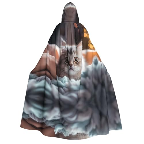 POEZJZW Tom Thumb Kapuzenumhang für Erwachsene für Damen und Herren, Halloween-Kostüm, Maskerade, Cosplay, Kostüm, Weihnachten, Party, Robe POEZJZW Tom Thumb Kapuzenumhang für Erwachsene für Damen und Herren, Halloween-Kostüm, Maskerade, Cosplay, Kostüm, Weihnachten, Party, Robe von POEZJZW