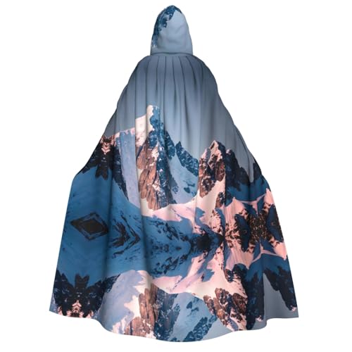 POEZJZW Top Of The Snowy Mountain Umhang mit Kapuze für Erwachsene für Damen und Herren, Halloween-Kostüm, Maskerade, Cosplay, Kostüm, Weihnachten, Party, Robe POEZJZW Top Of The Snowy Mountain Umhang mit Kapuze für Erwachsene für Damen und Herren, Halloween-Kostüm, Maskerade, Cosplay, Kostüm, Weihnachten, Party, Robe von POEZJZW