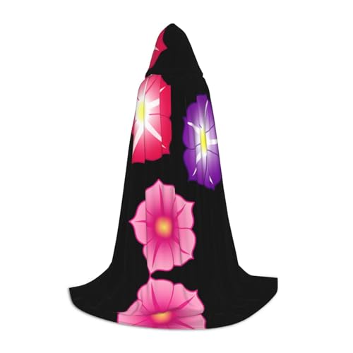 POEZJZW Umhang mit 3 bunten Blumenmustern für Herren und Damen, Umhang mit Kapuze, Erwachsenen-Umhang mit Kapuze, Renaissance-Halloween-Hexenkostüm, Zauberer-Umhang, Größe S POEZJZW Umhang mit 3 bunten Blumenmustern für Herren und Damen, Umhang mit Kapuze, Erwachsenen-Umhang mit Kapuze, Renaissance-Halloween-Hexenkostüm, Zauberer-Umhang, Größe S von POEZJZW