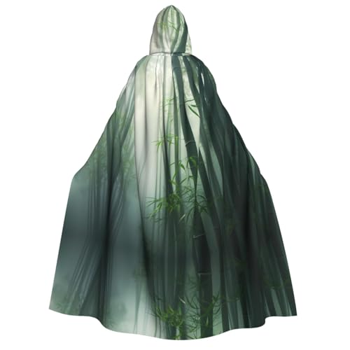 POEZJZW Umhang mit Kapuze für Erwachsene, Bambus, Wald, für Damen und Herren, Halloween-Kostüm, Maskerade, Cosplay, Kostüm, Weihnachten, Party, Robe POEZJZW Umhang mit Kapuze für Erwachsene, Bambus, Wald, für Damen und Herren, Halloween-Kostüm, Maskerade, Cosplay, Kostüm, Weihnachten, Party, Robe von POEZJZW