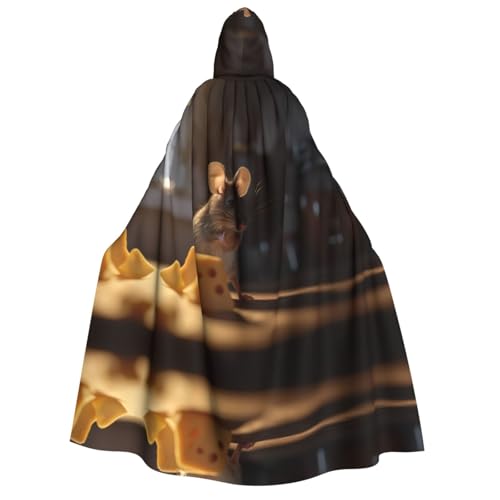POEZJZW Umhang mit Kapuze für Erwachsene, Mäuse, für Damen und Herren, Halloween-Kostüm, Maskerade, Cosplay, Kostüm, Weihnachten, Party, Robe POEZJZW Umhang mit Kapuze für Erwachsene, Mäuse, für Damen und Herren, Halloween-Kostüm, Maskerade, Cosplay, Kostüm, Weihnachten, Party, Robe von POEZJZW