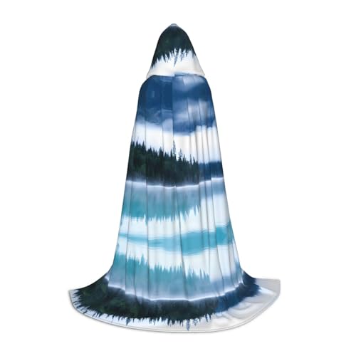 POEZJZW Umhang mit Kapuze für Erwachsene mit Kapuze, Motiv: Neblige Berge, Landschaftsmuster, Renaissance, Halloween, Hexenkostüm, Zauberer-Umhang, Größe M POEZJZW Umhang mit Kapuze für Erwachsene mit Kapuze, Motiv: Neblige Berge, Landschaftsmuster, Renaissance, Halloween, Hexenkostüm, Zauberer-Umhang, Größe M von POEZJZW