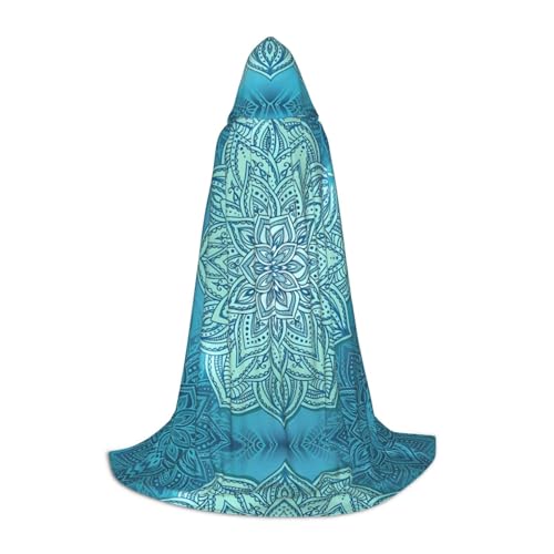 POEZJZW Umhang mit Kapuze für Erwachsene mit Kapuze, für Renaissance, Halloween, Hexenkostüm, Zaubererumhang, Größe S, Blau POEZJZW Umhang mit Kapuze für Erwachsene mit Kapuze, für Renaissance, Halloween, Hexenkostüm, Zaubererumhang, Größe S, Blau von POEZJZW