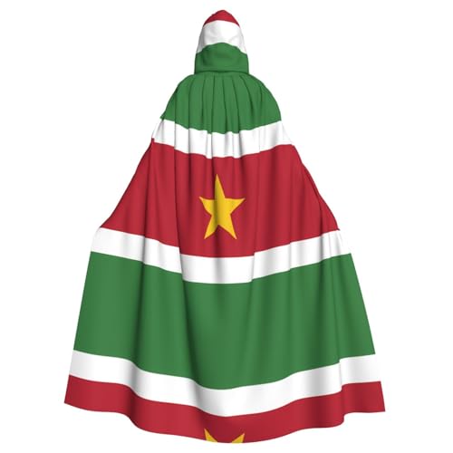 POEZJZW Umhang mit Kapuze und Flagge von Suriname, für Erwachsene, Herren, Damen, Weihnachten, Kapuzenumhang, Cosplay-Kostüme POEZJZW Umhang mit Kapuze und Flagge von Suriname, für Erwachsene, Herren, Damen, Weihnachten, Kapuzenumhang, Cosplay-Kostüme von POEZJZW