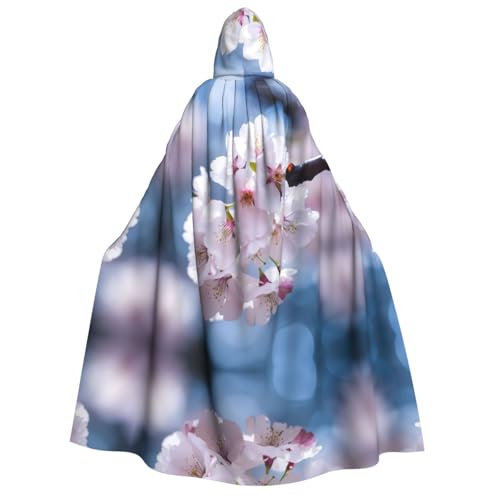 POEZJZW Umhang mit japanischer Nationalblume für Erwachsene, mit Kapuze, für Damen und Herren, Halloween-Kostüm, Maskerade, Cosplay, Kostüm, Weihnachten, Party, Robe POEZJZW Umhang mit japanischer Nationalblume für Erwachsene, mit Kapuze, für Damen und Herren, Halloween-Kostüm, Maskerade, Cosplay, Kostüm, Weihnachten, Party, Robe von POEZJZW