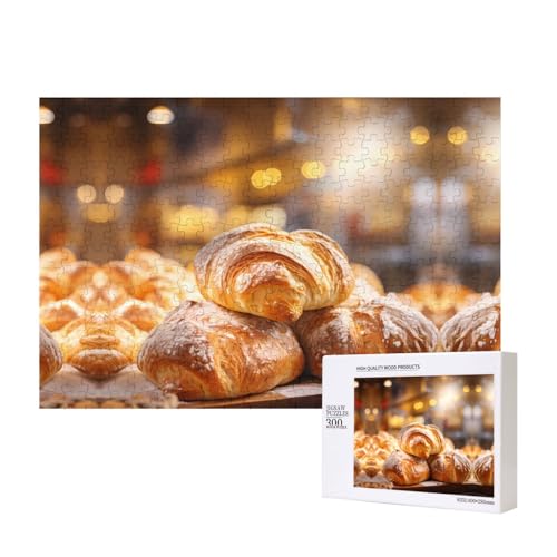 Poezjzw Bäckerei-Puzzles für Erwachsene, 300 Teile, Holzpuzzle für Familie, Freunde, Heimdekoration, Wandkunst, 15,7 x 27,9 cm Poezjzw Bäckerei-Puzzles für Erwachsene, 300 Teile, Holzpuzzle für Familie, Freunde, Heimdekoration, Wandkunst, 15,7 x 27,9 cm von POEZJZW