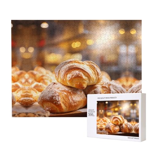 Poezjzw Bäckerei-Puzzles für Erwachsene, 500 Teile, Holzpuzzle für Familie, Freunde, Heimdekoration, Wandkunst, 500 x 38 cm Poezjzw Bäckerei-Puzzles für Erwachsene, 500 Teile, Holzpuzzle für Familie, Freunde, Heimdekoration, Wandkunst, 500 x 38 cm von POEZJZW