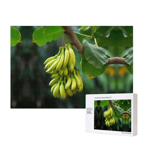 Poezjzw Bananen-Puzzles für Erwachsene, 300 Teile, Holzpuzzle für Familie, Freunde, Heimdekoration, Wandkunst, 15,7 x 27,9 cm Poezjzw Bananen-Puzzles für Erwachsene, 300 Teile, Holzpuzzle für Familie, Freunde, Heimdekoration, Wandkunst, 15,7 x 27,9 cm von POEZJZW