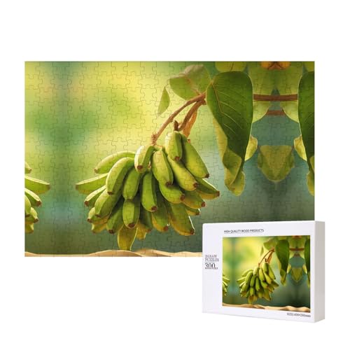Poezjzw Bananenbaum-Puzzles für Erwachsene, 300 Teile, Holzpuzzle für Familie, Freunde, Heimdekoration, Wandkunst, 15,7 x 27,9 cm Poezjzw Bananenbaum-Puzzles für Erwachsene, 300 Teile, Holzpuzzle für Familie, Freunde, Heimdekoration, Wandkunst, 15,7 x 27,9 cm von POEZJZW