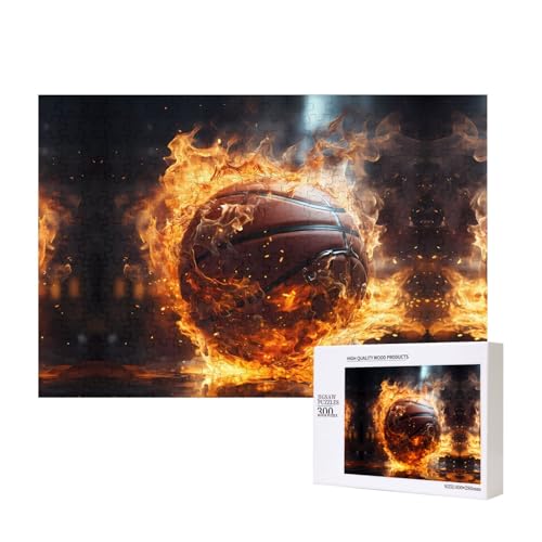 Poezjzw Basketball auf Feuer und Wasser Flamme Splashing Erwachsene Klassisches Puzzle 300 Teile Holzpuzzle Moderne Wohnkultur Intellektuelles Spiel 40 x 28 cm Poezjzw Basketball auf Feuer und Wasser Flamme Splashing Erwachsene Klassisches Puzzle 300 Teile Holzpuzzle Moderne Wohnkultur Intellektuelles Spiel 40 x 28 cm von POEZJZW