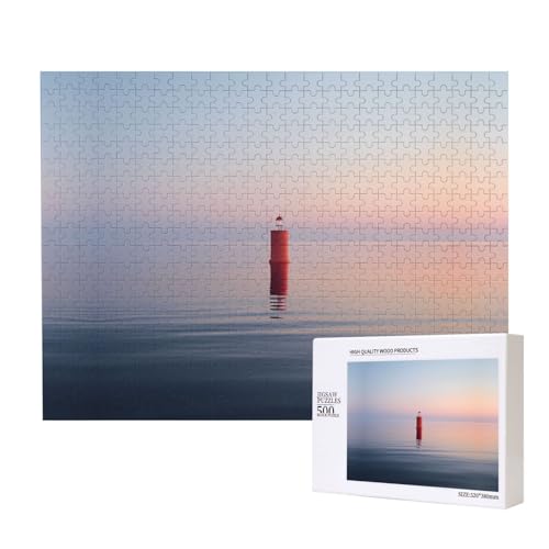 Poezjzw Beacon At Sea Puzzles für Erwachsene, 500 Teile, Holzpuzzle für Familie, Freunde, Heimdekoration, Wandkunst, 50 x 38 cm Poezjzw Beacon At Sea Puzzles für Erwachsene, 500 Teile, Holzpuzzle für Familie, Freunde, Heimdekoration, Wandkunst, 50 x 38 cm von POEZJZW