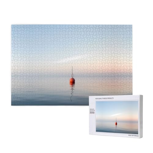 Poezjzw Beacon Puzzles für Erwachsene, 1000 Teile, Holzpuzzle für Familie, Freunde, Heimdekoration, Wandkunst, 75 x 50 cm von POEZJZW