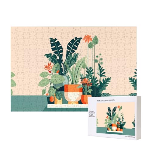 Poezjzw Cartoon Kleine Grüne Pflanze Erwachsene Klassisches Puzzle 300 Teile Holzpuzzle Moderne Wohnkultur Intellektuelles Spiel 40 x 28 cm Poezjzw Cartoon Kleine Grüne Pflanze Erwachsene Klassisches Puzzle 300 Teile Holzpuzzle Moderne Wohnkultur Intellektuelles Spiel 40 x 28 cm von POEZJZW