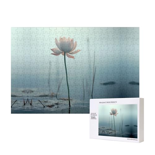 Poezjzw Ein Lotusblumen-Puzzle für Erwachsene, 300 Teile, Holzpuzzle für Familie, Freunde, Heimdekoration, Wandkunst, 15,7 x 27,9 cm Poezjzw Ein Lotusblumen-Puzzle für Erwachsene, 300 Teile, Holzpuzzle für Familie, Freunde, Heimdekoration, Wandkunst, 15,7 x 27,9 cm von POEZJZW