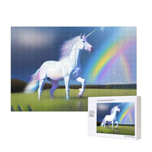 Poezjzw Einhorn Erwachsene Classic Puzzle 300 Teile Holzpuzzle Moderne Wohnkultur Intellektuelles Spiel 40 x 28 cm Poezjzw Einhorn Erwachsene Classic Puzzle 300 Teile Holzpuzzle Moderne Wohnkultur Intellektuelles Spiel 40 x 28 cm von POEZJZW
