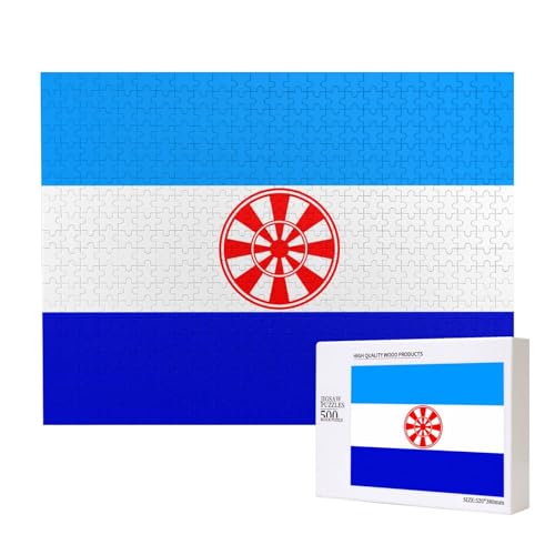 Poezjzw Ewenke Puzzle mit Nationalflagge für Erwachsene, 500 Teile, Holzpuzzle für Familie, Freunde, Heimdekoration, Wandkunst, 50 x 38 cm Poezjzw Ewenke Puzzle mit Nationalflagge für Erwachsene, 500 Teile, Holzpuzzle für Familie, Freunde, Heimdekoration, Wandkunst, 50 x 38 cm von POEZJZW
