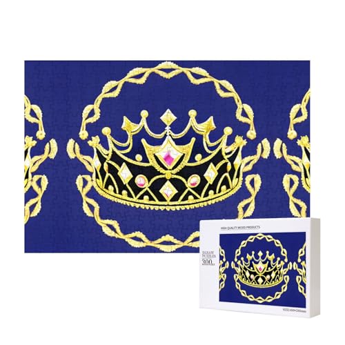 Poezjzw Fantasy Tiara Klassisches Puzzle für Erwachsene, 300 Teile, Holzpuzzle, moderne Wohnkultur, intellektuelles Spiel, 40 x 28 cm Poezjzw Fantasy Tiara Klassisches Puzzle für Erwachsene, 300 Teile, Holzpuzzle, moderne Wohnkultur, intellektuelles Spiel, 40 x 28 cm von POEZJZW