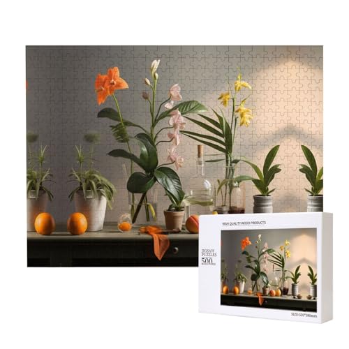Poezjzw Florid-Puzzles für Erwachsene, Holzpuzzle für Familie, Freunde, Heimdekoration, Wandkunst, 500 x 38 cm Poezjzw Florid-Puzzles für Erwachsene, Holzpuzzle für Familie, Freunde, Heimdekoration, Wandkunst, 500 x 38 cm von POEZJZW