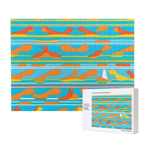 Poezjzw Gestreiftes minimalistisches Farbpuzzle für Erwachsene, klassisches Puzzle, 500 Teile, Holzpuzzle, moderne Heimdekoration, intellektuelles Spiel, 52 x 38 cm Poezjzw Gestreiftes minimalistisches Farbpuzzle für Erwachsene, klassisches Puzzle, 500 Teile, Holzpuzzle, moderne Heimdekoration, intellektuelles Spiel, 52 x 38 cm von POEZJZW