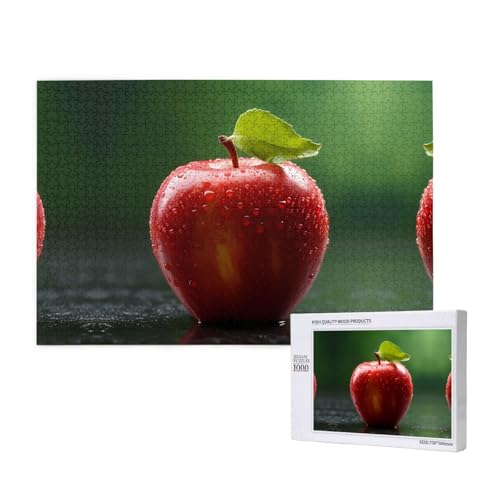 Poezjzw Granatapfel-Puzzles für Erwachsene, 1000 Teile, Holzpuzzle für Familie, Freunde, Heimdekoration, Wandkunst, 75 x 50 cm von POEZJZW