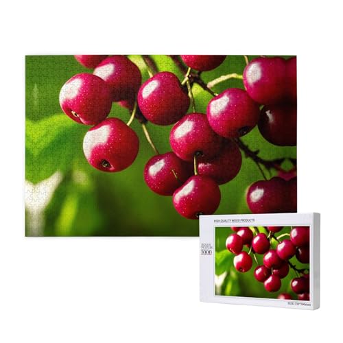 Poezjzw Hawthorn Klassisches Puzzle für Erwachsene, 1000 Teile, Holzpuzzle, moderne Wohnkultur, intellektuelles Spiel, 75 x 50 cm von POEZJZW