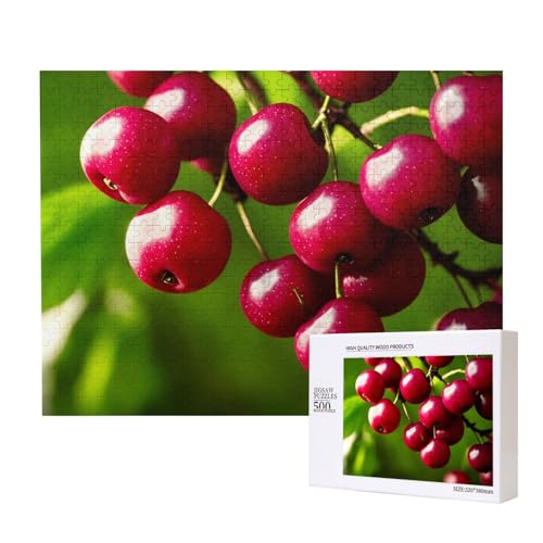 Poezjzw Hawthorn Klassisches Puzzle für Erwachsene, 500 Teile, Holzpuzzle, moderne Wohnkultur, intellektuelles Spiel, 52 x 38 cm von POEZJZW