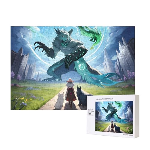 Poezjzw Healing Beasts Klassisches Puzzle für Erwachsene, 300 Teile, Holzpuzzle, moderne Wohnkultur, intellektuelles Spiel, 40 x 28 cm Poezjzw Healing Beasts Klassisches Puzzle für Erwachsene, 300 Teile, Holzpuzzle, moderne Wohnkultur, intellektuelles Spiel, 40 x 28 cm von POEZJZW