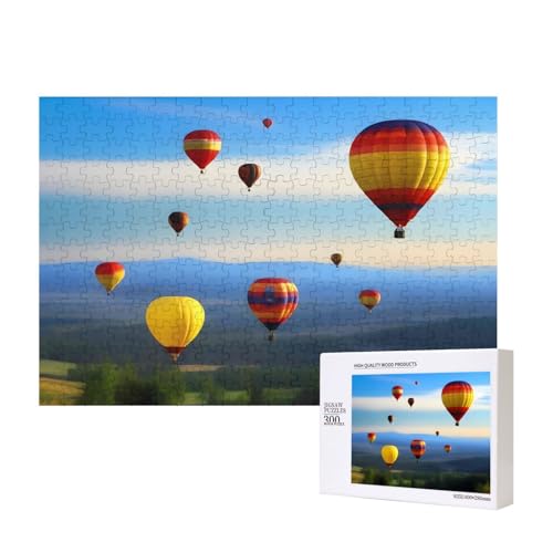 Poezjzw Heißluftballon im Himmel Erwachsene Classic Jigsaw 300 Teile Holzpuzzle Moderne Wohnkultur Intellektuelles Spiel 40 x 28 cm Poezjzw Heißluftballon im Himmel Erwachsene Classic Jigsaw 300 Teile Holzpuzzle Moderne Wohnkultur Intellektuelles Spiel 40 x 28 cm von POEZJZW