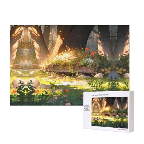 Poezjzw Holzpuzzle mit Pflanzen und Bäumen für Erwachsene, 300 Teile, für Familie, Freunde, Heimdekoration, Wandkunst, 15,7 x 27,9 cm Poezjzw Holzpuzzle mit Pflanzen und Bäumen für Erwachsene, 300 Teile, für Familie, Freunde, Heimdekoration, Wandkunst, 15,7 x 27,9 cm von POEZJZW