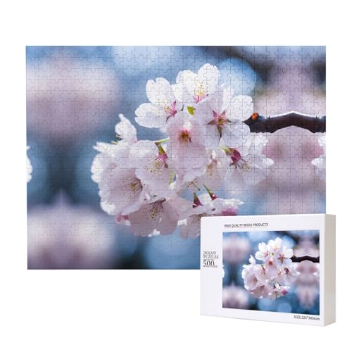 Poezjzw Japanische Nationalblumen-Puzzles für Erwachsene, 500 Teile, Holzpuzzle für Familie, Freunde, Heimdekoration, Wandkunst, 50 x 38 cm Poezjzw Japanische Nationalblumen-Puzzles für Erwachsene, 500 Teile, Holzpuzzle für Familie, Freunde, Heimdekoration, Wandkunst, 50 x 38 cm von POEZJZW