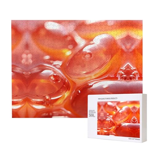 Poezjzw Jellies Puzzles für Erwachsene, Holzpuzzle für Familie, Freunde, Heimdekoration, Wandkunst, 500 x 38 cm Poezjzw Jellies Puzzles für Erwachsene, Holzpuzzle für Familie, Freunde, Heimdekoration, Wandkunst, 500 x 38 cm von POEZJZW