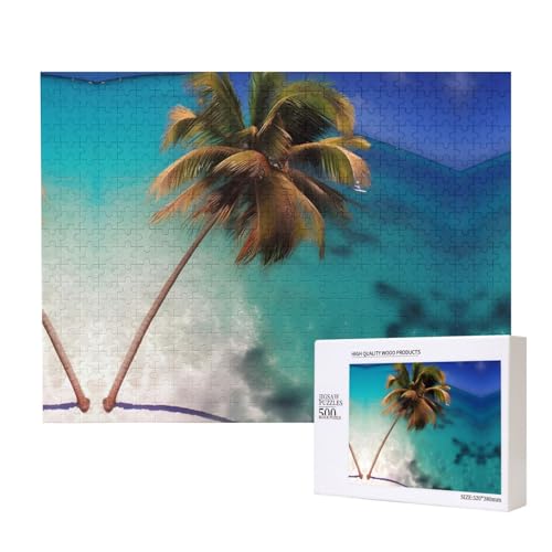 Poezjzw Klassisches Puzzle für Erwachsene, Karibikinseln, 500 Teile, Holzpuzzle, moderne Wohnkultur, intellektuelles Spiel, 52 x 38 cm Poezjzw Klassisches Puzzle für Erwachsene, Karibikinseln, 500 Teile, Holzpuzzle, moderne Wohnkultur, intellektuelles Spiel, 52 x 38 cm von POEZJZW
