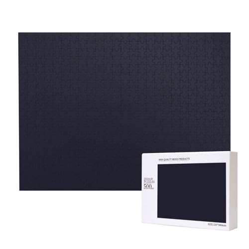 Poezjzw Klassisches Puzzle für Erwachsene, einfarbig, Schwarz, 500 Teile, Holzpuzzle, moderne Heimdekoration, intellektuelles Spiel, 52 x 38 cm Poezjzw Klassisches Puzzle für Erwachsene, einfarbig, Schwarz, 500 Teile, Holzpuzzle, moderne Heimdekoration, intellektuelles Spiel, 52 x 38 cm von POEZJZW