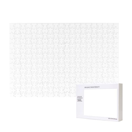 Poezjzw Klassisches Puzzle für Erwachsene, einfarbig, weiß, 300 Teile, Holzpuzzle, moderne Heimdekoration, intellektuelles Spiel, 40 x 28 cm Poezjzw Klassisches Puzzle für Erwachsene, einfarbig, weiß, 300 Teile, Holzpuzzle, moderne Heimdekoration, intellektuelles Spiel, 40 x 28 cm von POEZJZW