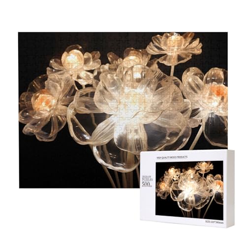 Poezjzw Klassisches Puzzle mit Gewinde für Erwachsene, 500 Teile, Holzpuzzle, moderne Wohnkultur, intellektuelles Spiel, 52 x 38 cm Poezjzw Klassisches Puzzle mit Gewinde für Erwachsene, 500 Teile, Holzpuzzle, moderne Wohnkultur, intellektuelles Spiel, 52 x 38 cm von POEZJZW