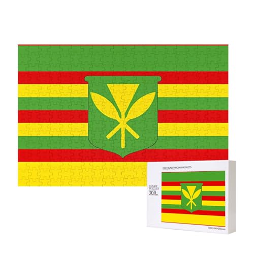 Poezjzw Klassisches Puzzle mit Hawaii-Flagge, 300 Teile, Holzpuzzle, moderne Wohnkultur, intellektuelles Spiel, 40 x 28 cm Poezjzw Klassisches Puzzle mit Hawaii-Flagge, 300 Teile, Holzpuzzle, moderne Wohnkultur, intellektuelles Spiel, 40 x 28 cm von POEZJZW