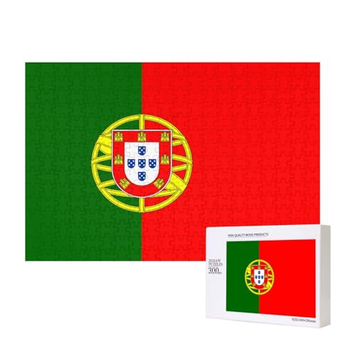 Poezjzw Klassisches Puzzle mit portugiesischer Flagge, 300 Teile, Holzpuzzle, moderne Wohnkultur, intellektuelles Spiel, 40 x 28 cm Poezjzw Klassisches Puzzle mit portugiesischer Flagge, 300 Teile, Holzpuzzle, moderne Wohnkultur, intellektuelles Spiel, 40 x 28 cm von POEZJZW